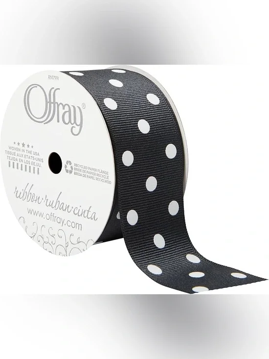 Offary 1.5” Wide Craft and Decorative Ribbon