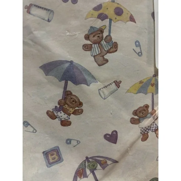 Vintage Baby Shower Gift Wrap Artfaire 8.3 Sq ft