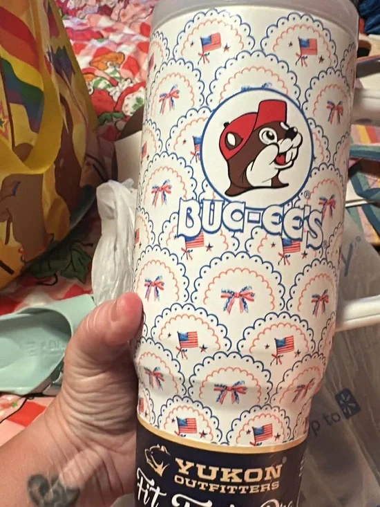 Patriotic Print Travel Tumbler - Bucees