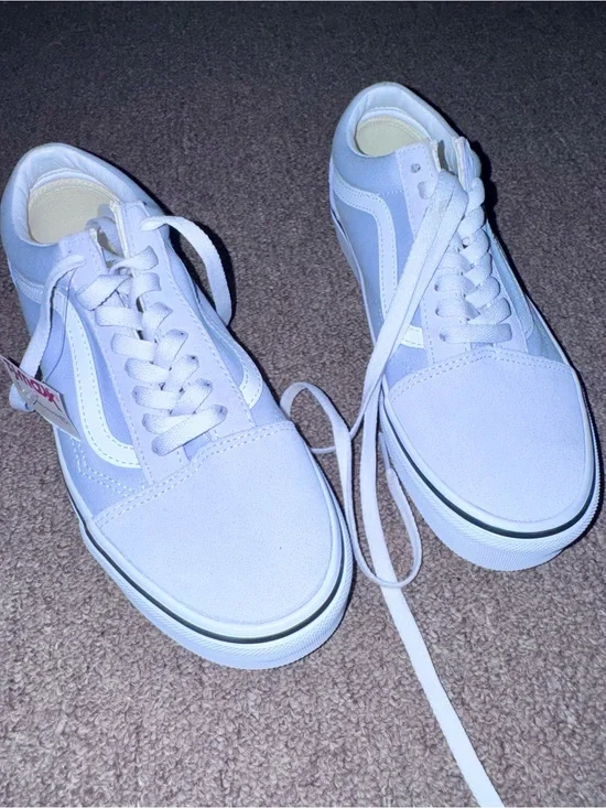Vans Women's Low-Top Skate Sneakers in White