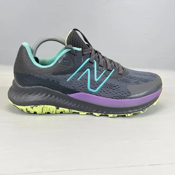 New Balance V5 Hiking Shoes Womens Size 6 B Gray Mesh Lace Up Athletic Sneakers