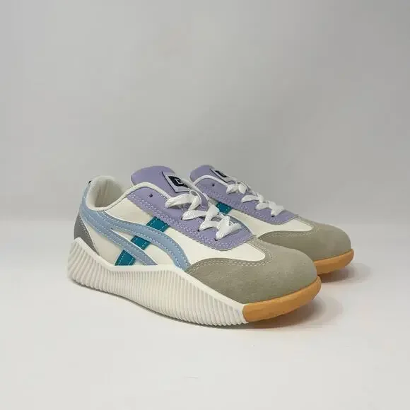 De Florance Cloudea Sneakers Beige‎ Blue Purple EU 35/Womens 4-4.5/Girls 3.5