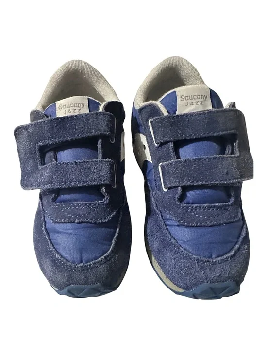 SAUCONY Little Kids Blue Hook-and-Loop Sneakers Size 12 M