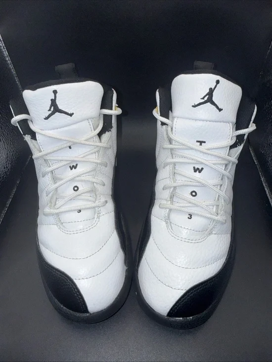 Size 2.5Y- Air Jordan 12 PS Taxi 2025, 151186-117, Clean, No Box, Great