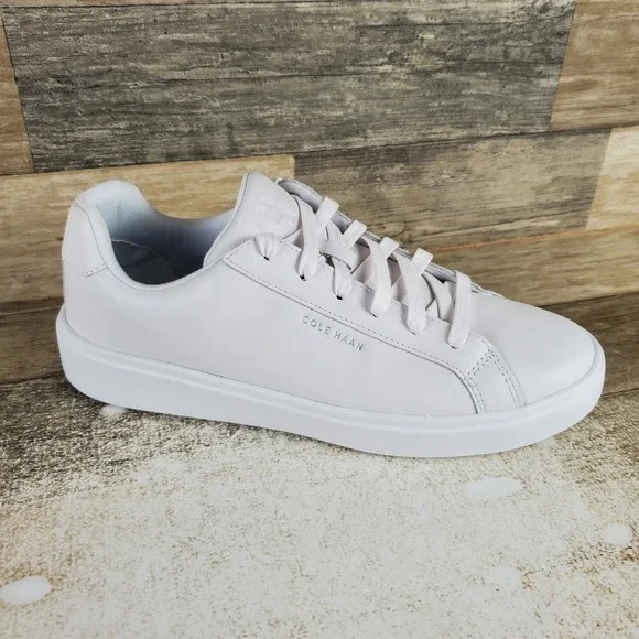 Cole Haan Grand Crosscourt Daily Kids Shoes Sz 9 9C White Leather Sneakers