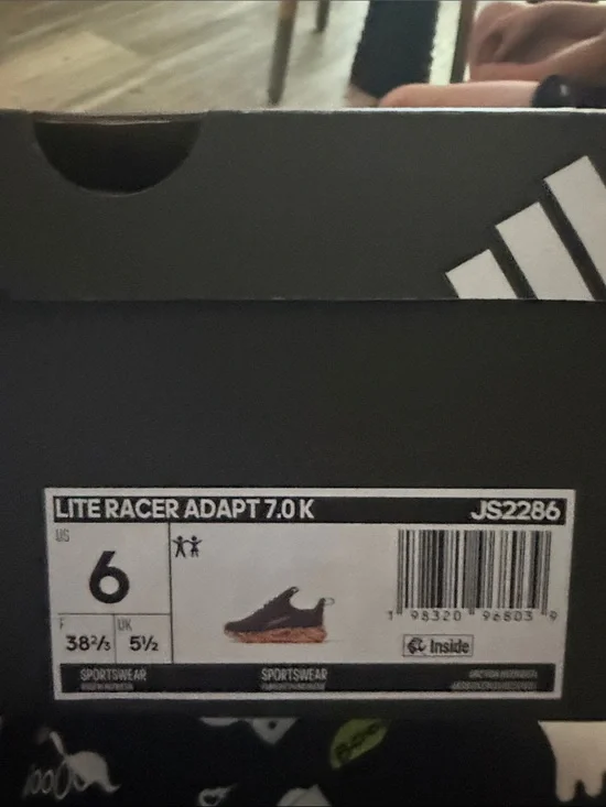 adidas Kids Lite Racer Adapt 7.0 K - Blue Orange