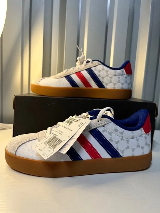 Adidas VL Court 3.0 Red White & Blue
