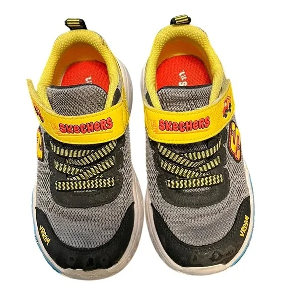 Skechers Lil Skechers Toddler Boys Construction Truck‎ Sneakers Grey SN 407312N