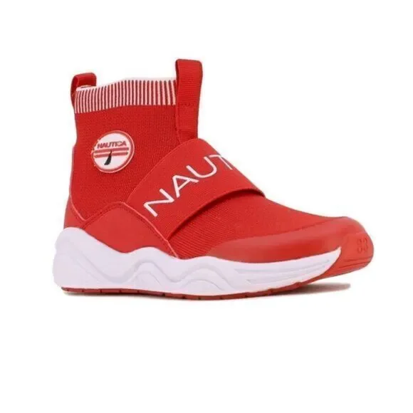 Nautica Toddlers High-Top Sock Slip-On Sneaker Size 5 NEW # GS