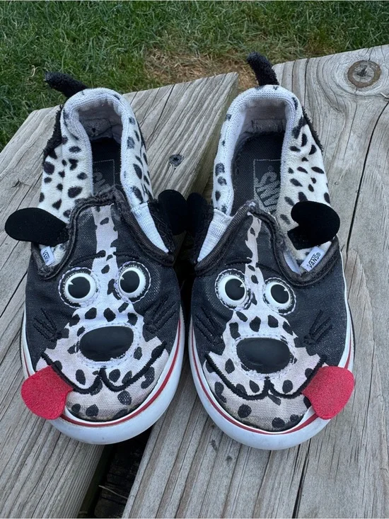 Toddler Dalmatian Vans slip-on Sneakers