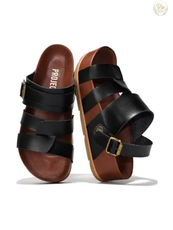Women's Strappy Wedge Platform Sandals with Plush Insole, Non-Slip Sole,