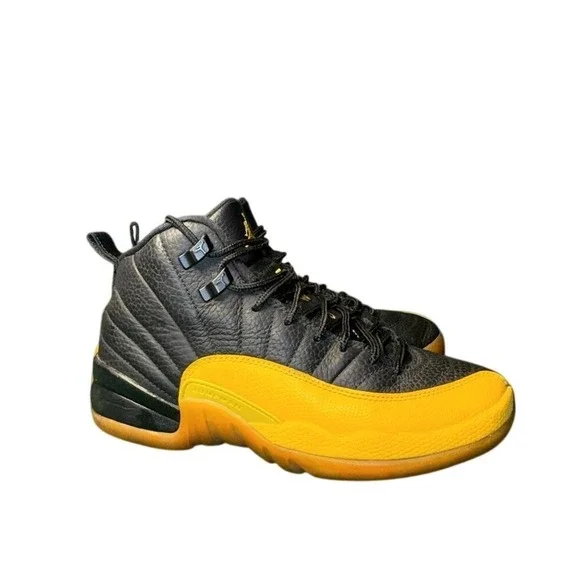 Air Jordan 12 Retro Mid University Gold Black 153265-070 GS Size‎ 5.5Y