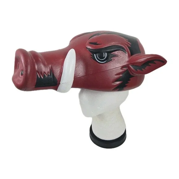 Vtg Arkansas Razorbacks FOAMHEADS Foam Hog Head Hat Woo Pig Sooie Fan Gear HTF!‎