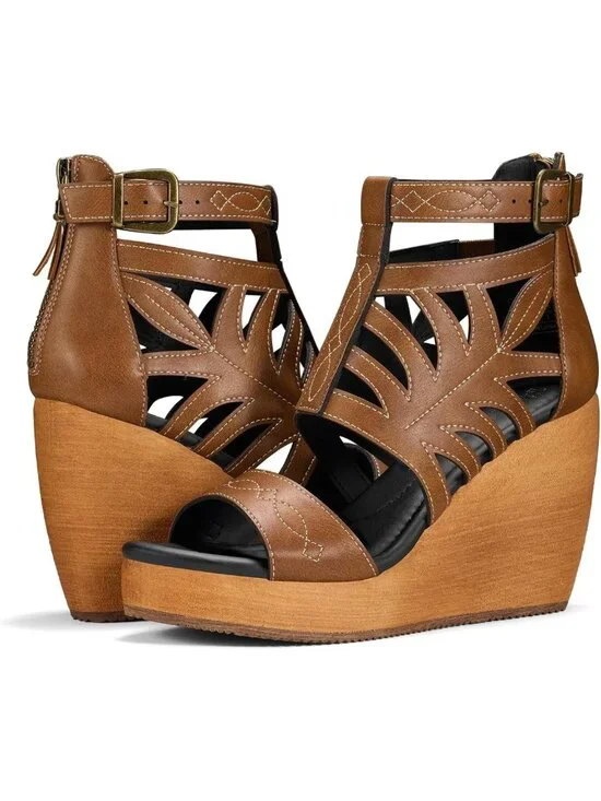 Stylish Women's Wedge Platform Sandals - Chic High Heels for Summer Fashion