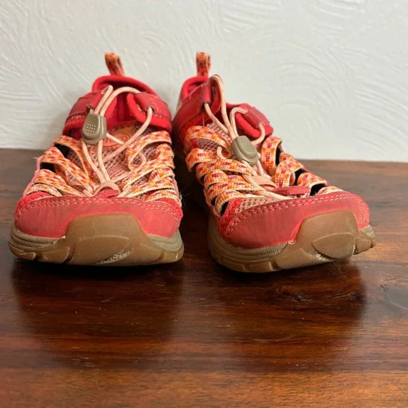 Chaco Kids Water Sandals Coral‎ Pink Orange Woven Straps Quick Dry Size Unknown