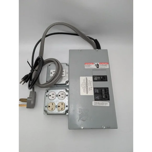SUNLIGHT SUPPLY 30AMP TIMER BOX 10 Amps 120V‎ , 20 Amps 240V W Cords