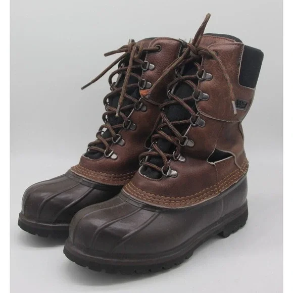 LL Bean Maine Hunting Shoe Boots Women's 6 Brown Goretex Gorpcore Granolagirl