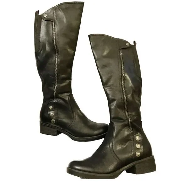 BareTraps Oria Black Tall Boot Size 7.5