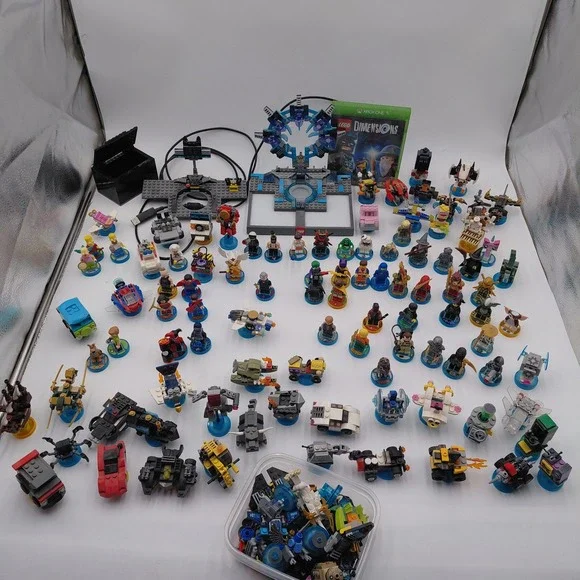 Lego Dimensions Xbox One Huge Lot 50 Characters 46 Vehicles Portal Base Game Pcs
