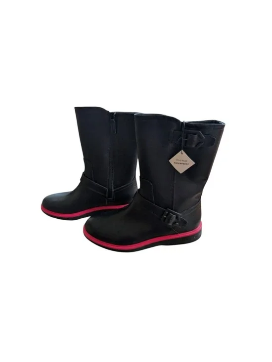 Cole Haan Millbridge Moto Waterproof Boots Black Women's Size 6B