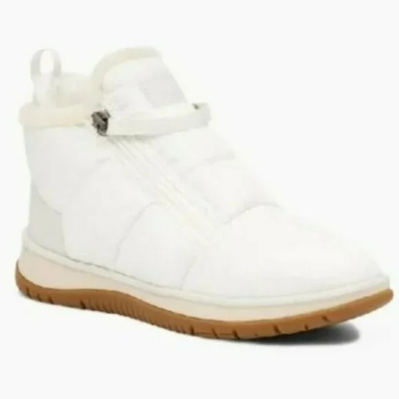 NEW UGG WOMEN'S PUFFER LAKESIDER WINTER SPRING FALL WHITE BOOTS‎