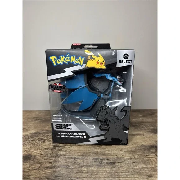 Pokemon Select Mega Charizard X Articulated Figure 2025 Exclusive Edition Sealed