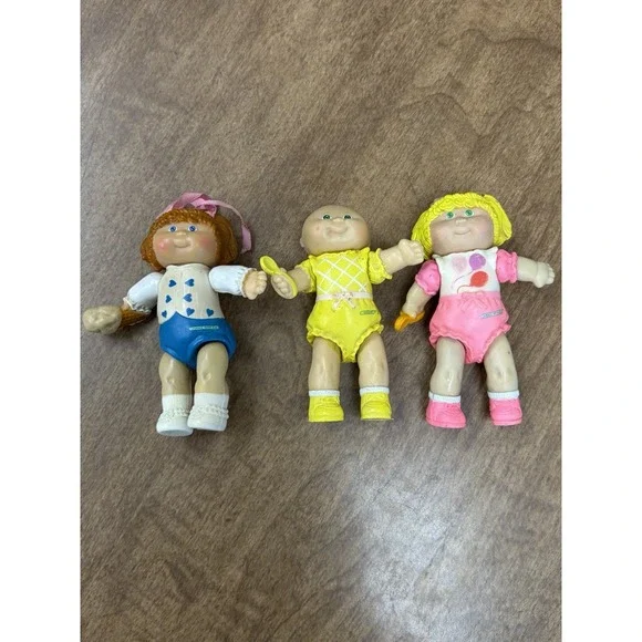 VTG 1984 OAA Inc Cabbage Patch Kids Mini Poseable PVC 3