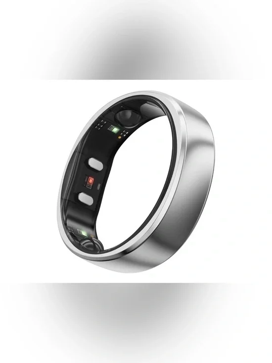 RingConn Gen 2 Smart Ring - Sleep Apnea Monitoring(Silver, Size 7)