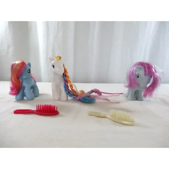 My Little Pony G3 Daffidazey n 2008 Rainbow‎ Dash n 40th Anniversary Blue Bello