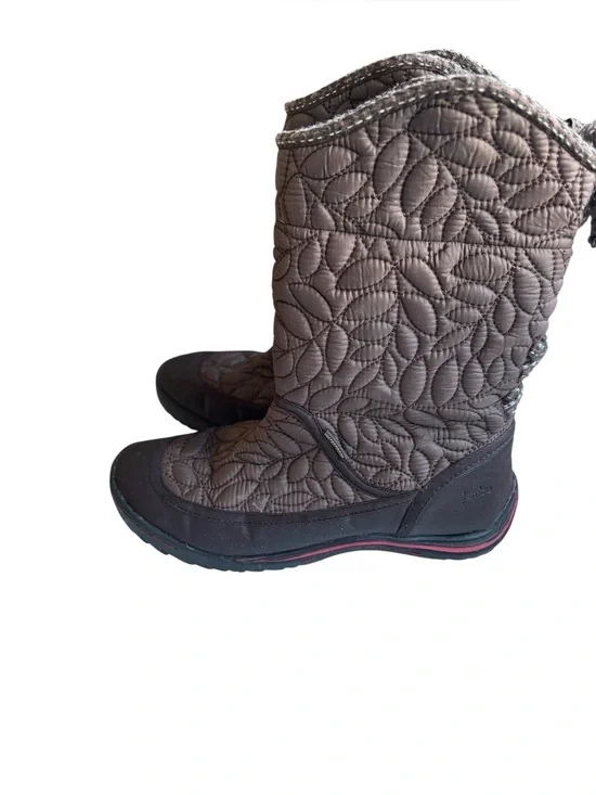 Jambu Women’s Quilted Waterproof Boots Brown Size 8.5