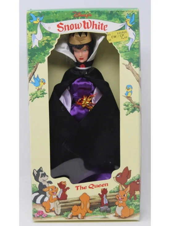 Rare Vintage BIKIN DISNEY SNOW WHITE AND THE SEVEN DWARFS EVIL QUEEN DOLL 11.5