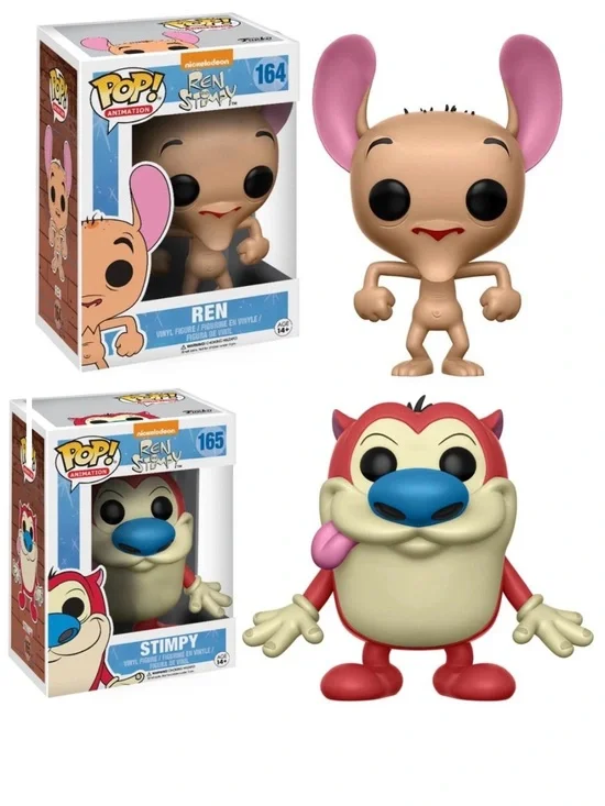 BNIB Funko Ren & Stimpy Pop! Vinyl Figures