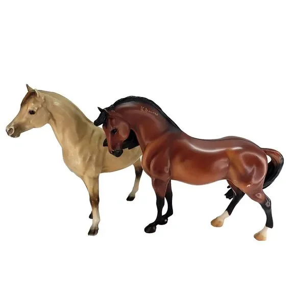 Breyer‎ Padre Bay Mustang Spirit & Proud Arabian Stallion Toy Horse 9