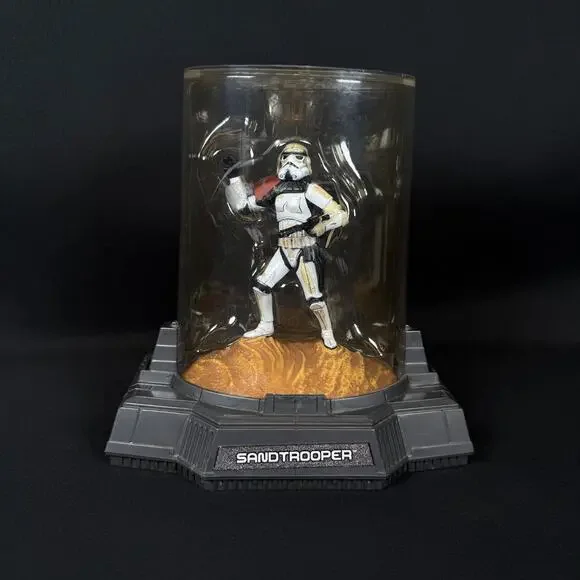SANDTROOPER Hasbro 2005 Titanium Series Die Cast Figure