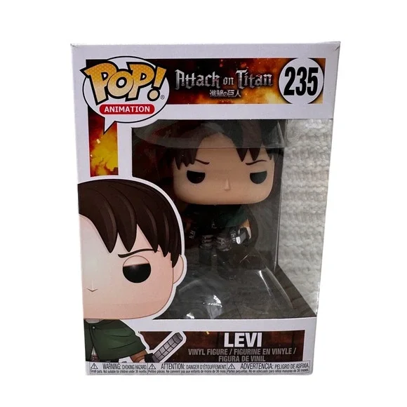 Funko Pop Attack on‎ Titan Levi 235 Vinyl Figure Anime Kids Toy Collectible 4in