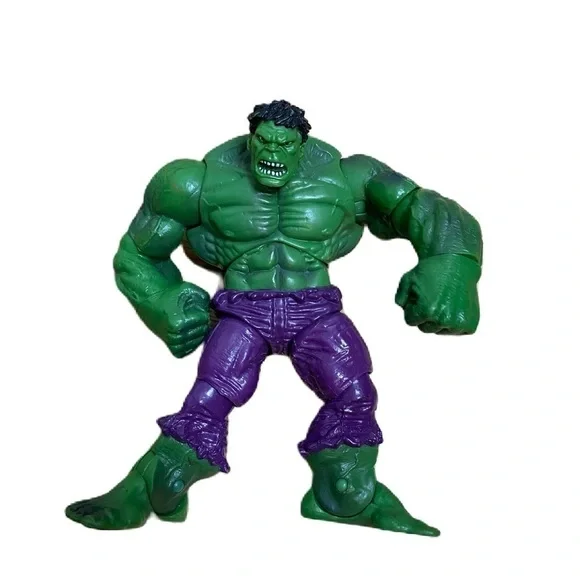 Hulk Action Figure Posable 2011 Hasbro Marvel Kids Toy Green