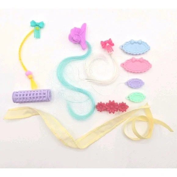 Vintage 1980s My Little Pony Hair Accessory Lot 11 Pieces U308