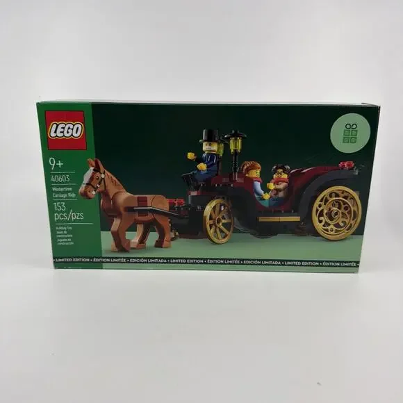 LEGO 40603 Wintertime Carriage Ride Christmas Holiday Limited Edition GWP NIB