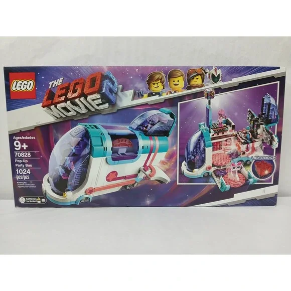 LEGO The Movie 2 Pop‎ Up Party Bus 70828 Building Toy 1024 Pieces New In Box