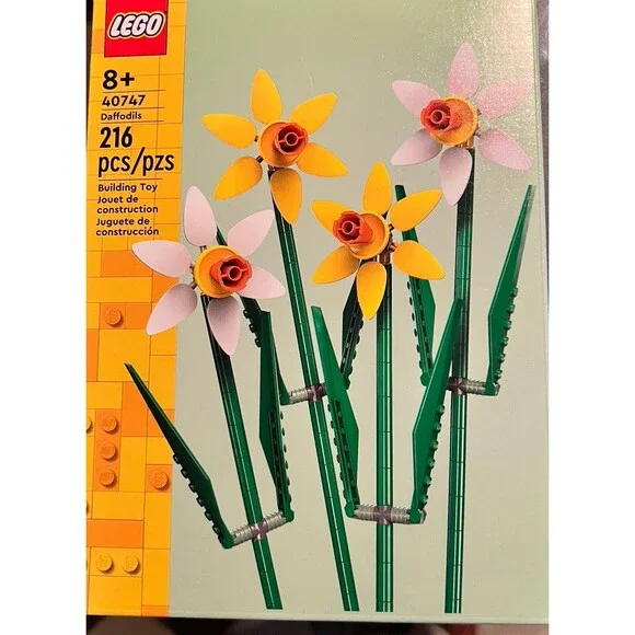 LEGO 40747 Daffodils flowers spring gift yellow white green floral new