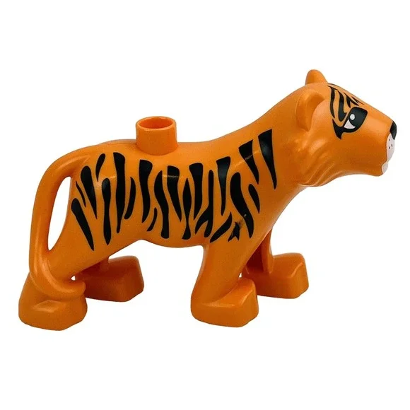 LEGO Duplo‎ 10906 Tropical Island Adult Tiger Replacement Figure Only