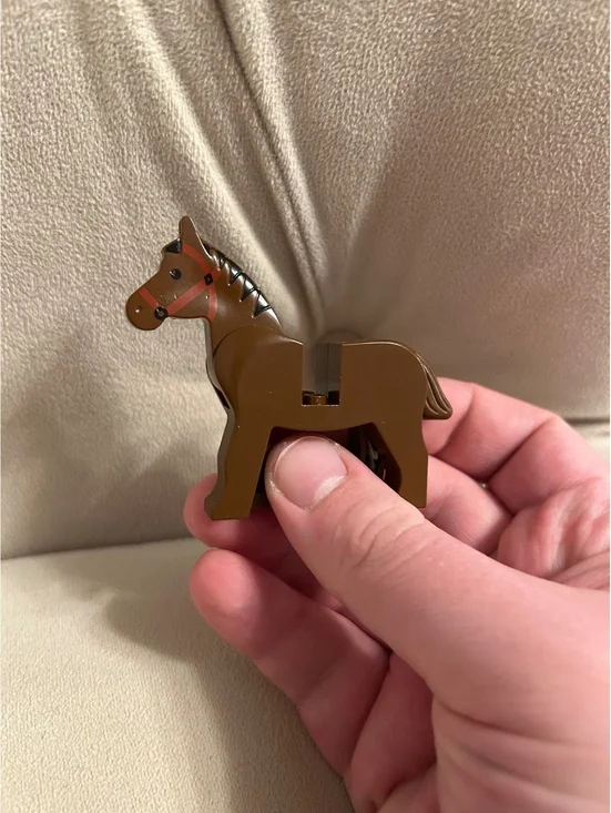 LEGO Brown Horse Animal Minifigure Vintage Castle CMF Lot Rare Retired HTF Old