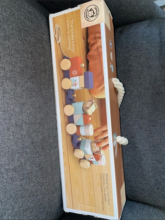 Speedy Monkey Stacking Train Toy