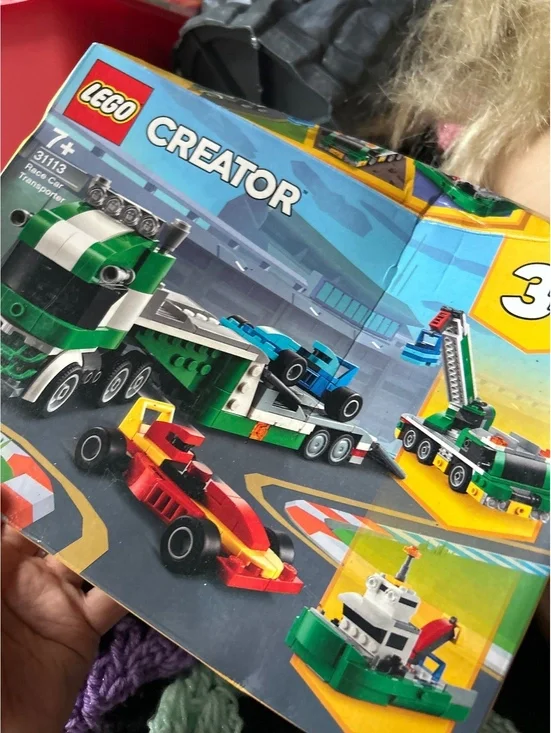 LEGO Creator 3-in-1 Race Car Transporter Set 31113