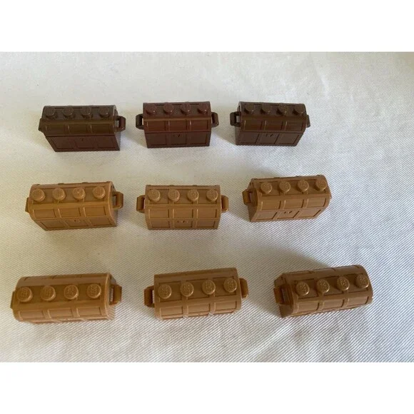 Lot of 9 LEGO Treasure Chests 4739/29336/28699 #77
