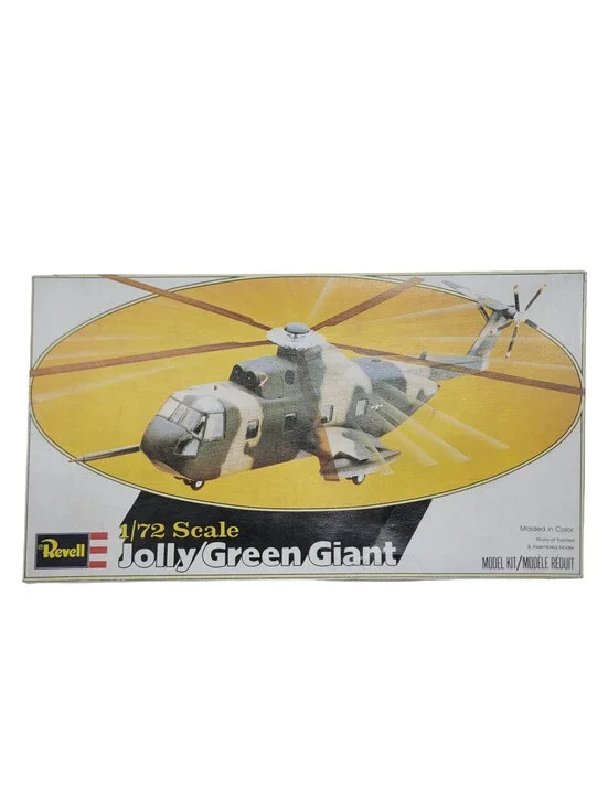 Revell Jolly Green Giant Sikorsky HH-3E Helicopter 1/72 Model Kit H-144 Open Box