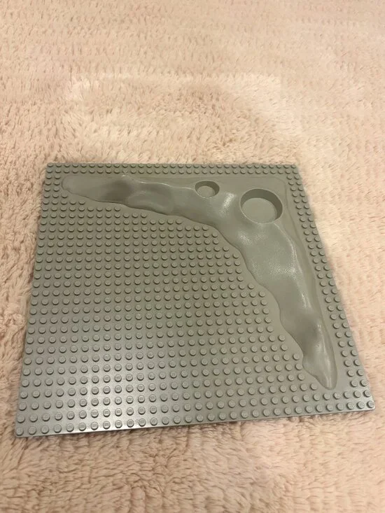 Vintage LEGO Classic Space Moon Crater 32x32 Raised Baseplate 3947a Near‎ Mint