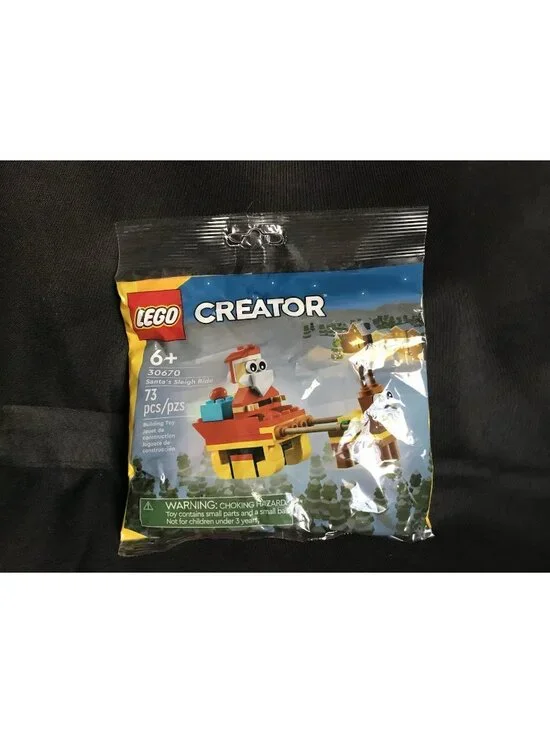 LEGO Creator 30670 Santas Sleigh Ride Polybag Building Toy Christmas Holiday NEW