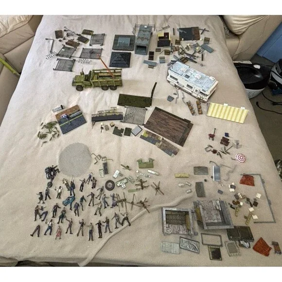 Lot Of Walking Dead McFarlane Vehicles & Figures Loose