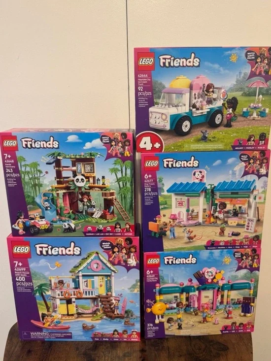 Lego Friends Playset Collection - Pink, Purple, Teal, Blue